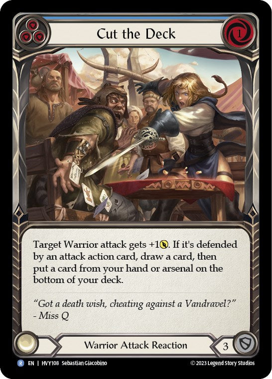 Flesh and Blood TCG: Cut the Deck (Blue) image