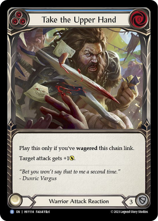 Flesh and Blood TCG: Take the Upper Hand (Blue) image