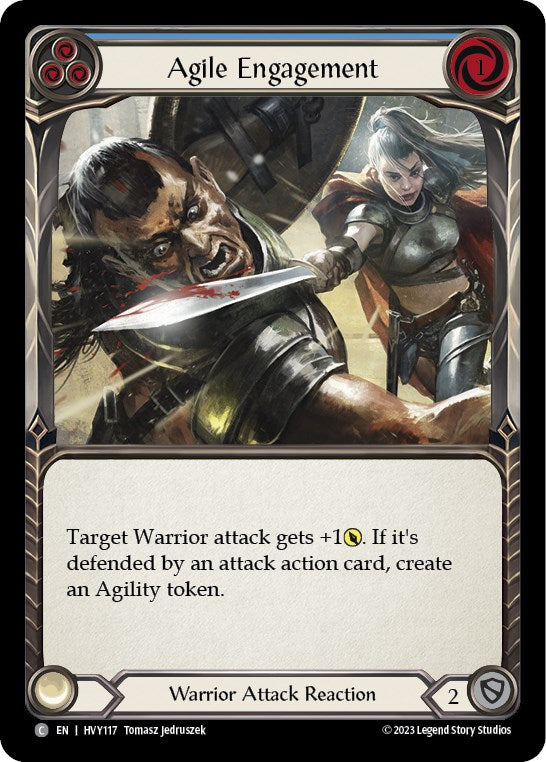 Flesh and Blood TCG: Agile Engagement (Blue) image