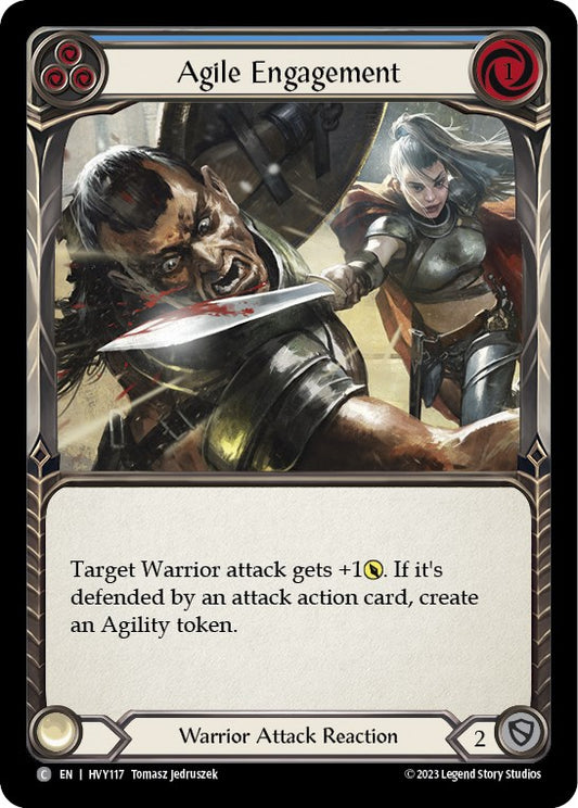 Flesh and Blood TCG: Agile Engagement (Blue) image