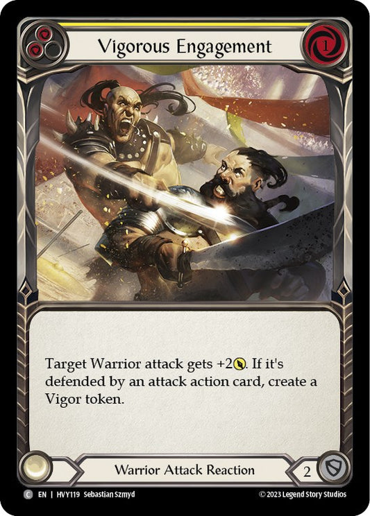 Flesh and Blood TCG: Vigorous Engagement (Yellow) image