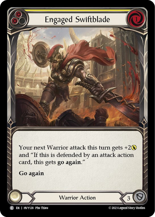 Flesh and Blood TCG: Engaged Swiftblade (Yellow) image