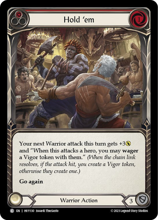 Flesh and Blood TCG: Hold 'em (Red) image