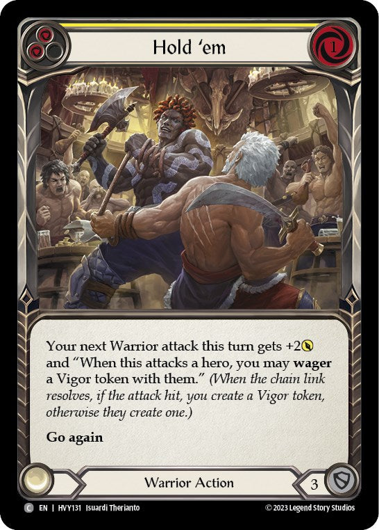 Flesh and Blood TCG: Hold 'em (Yellow) image