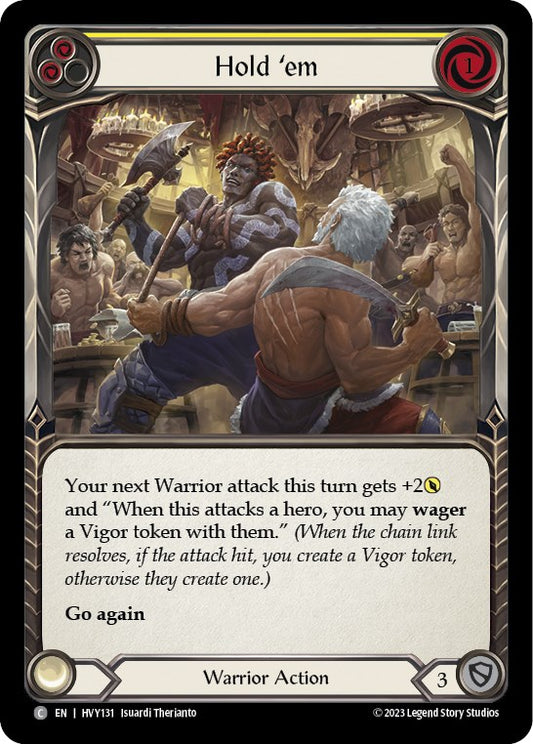 Flesh and Blood TCG: Hold 'em (Yellow) image