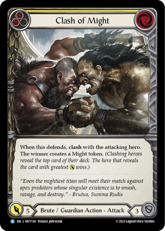 Flesh and Blood TCG: Clash of Might (Yellow) image