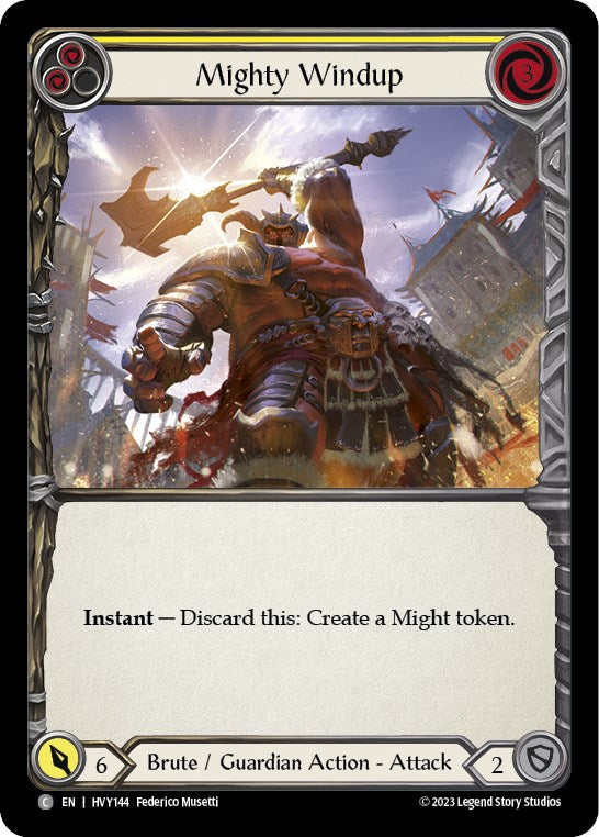 Flesh and Blood TCG: Mighty Windup (Yellow) image