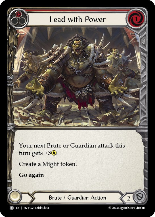 Flesh and Blood TCG: Lead with Power (Red) image