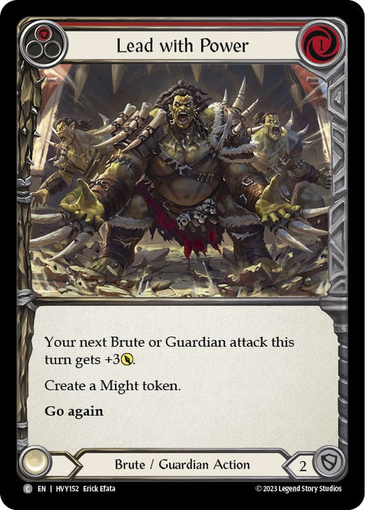 Flesh and Blood TCG: Lead with Power (Red) image