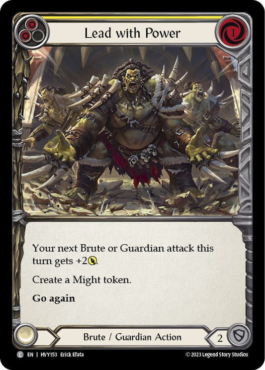 Flesh and Blood TCG: Lead with Power (Yellow) image