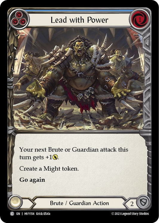 Flesh and Blood TCG: Lead with Power (Blue) image