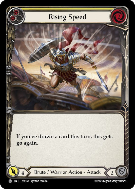 Flesh and Blood TCG: Rising Speed (Yellow) image