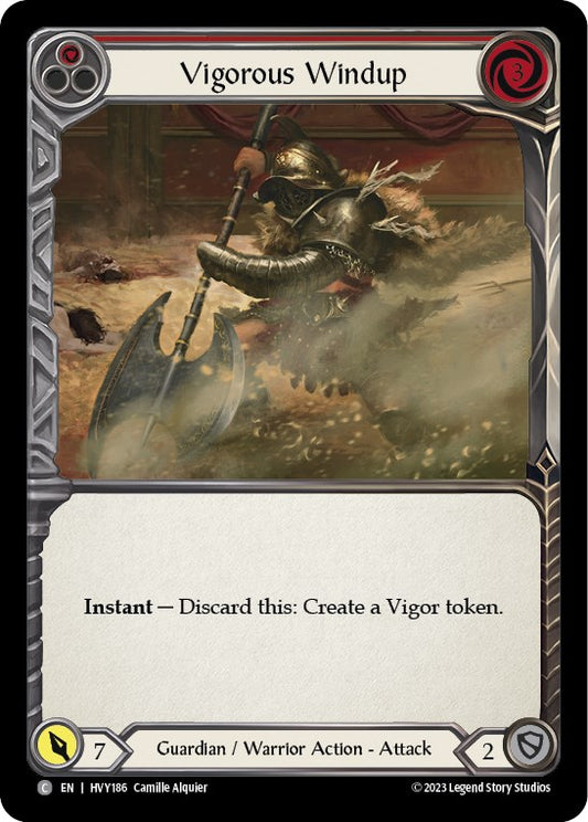 Flesh and Blood TCG: Vigorous Windup (Red) image