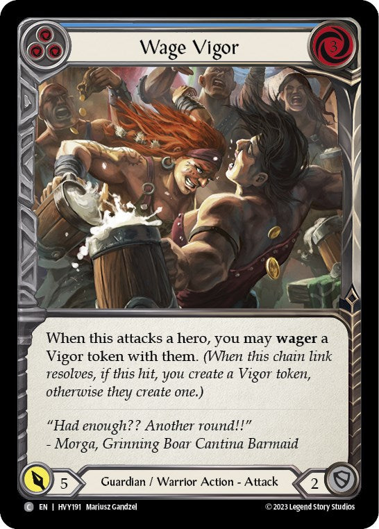 Flesh and Blood TCG: Wage Vigor (Blue) image