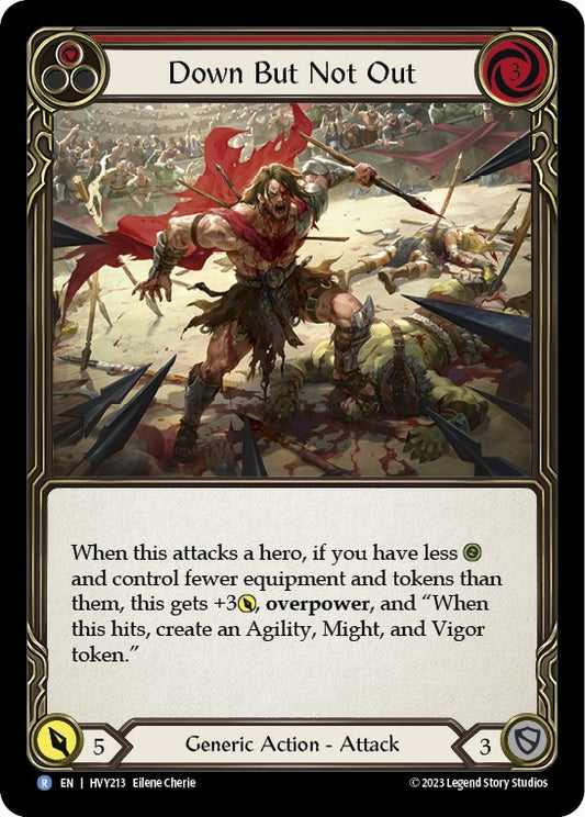 Flesh and Blood TCG: Down But Not Out (Red) image