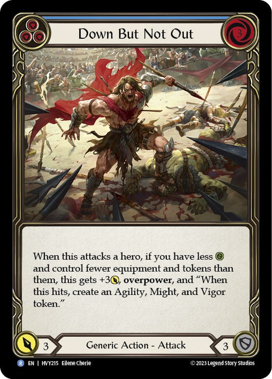 Flesh and Blood TCG: Down But Not Out (Blue) image