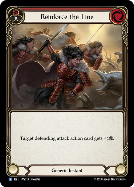 Flesh and Blood TCG: Reinforce the Line (Red) image