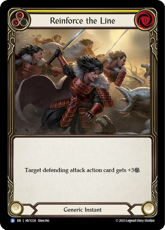 Flesh and Blood TCG: Reinforce the Line (Yellow) image