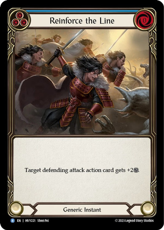 Flesh and Blood TCG: Reinforce the Line (Blue) image