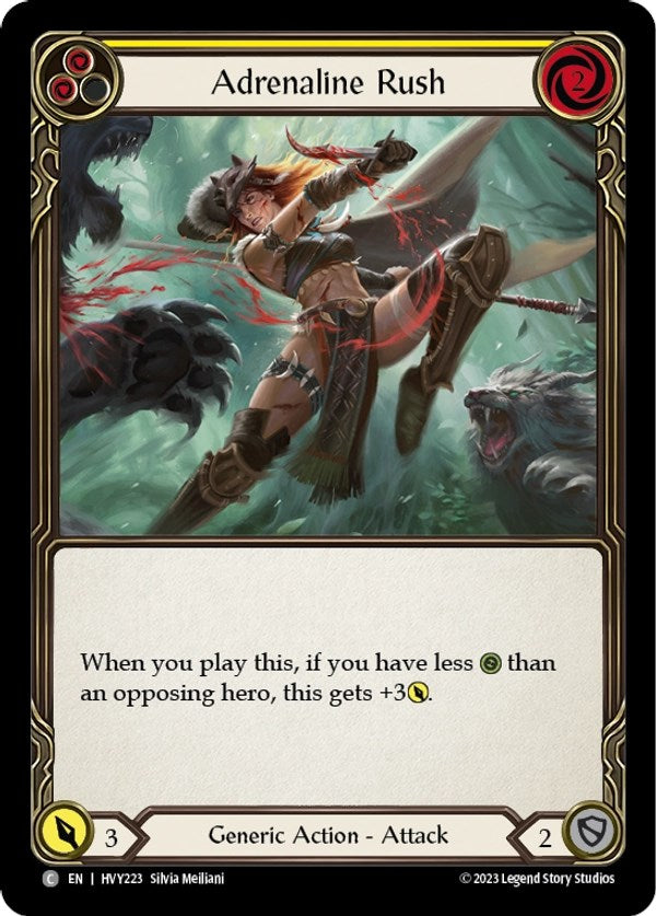 Flesh and Blood TCG: Adrenaline Rush (Yellow) image