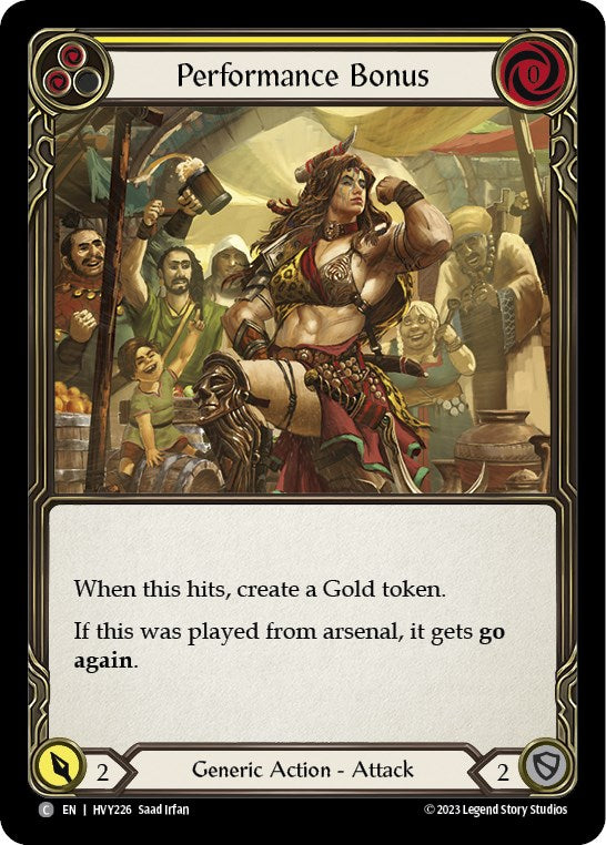 Flesh and Blood TCG: Performance Bonus (Yellow) image