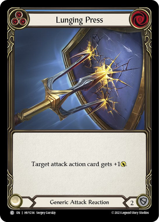 Flesh and Blood TCG: Lunging Press image