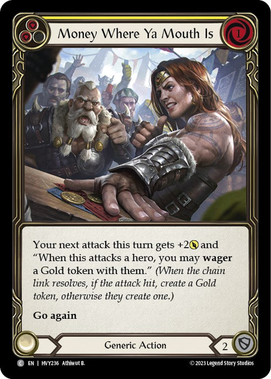 Flesh and Blood TCG: Money Where Ya Mouth Is (Yellow) image