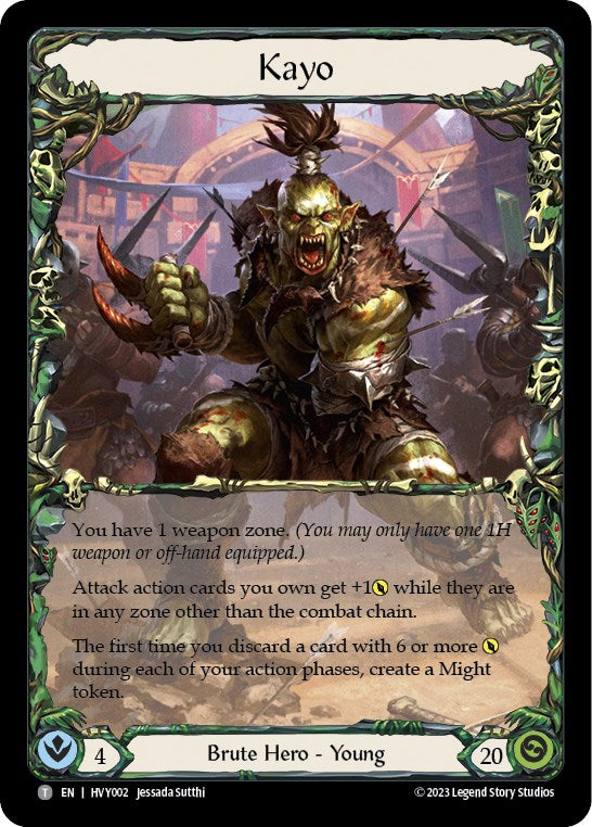 Flesh and Blood TCG: Kayo // Rhinar image