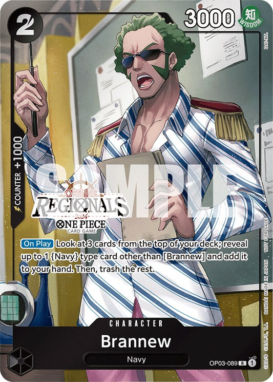 One Piece Card Game: Brannew (Offline Regional 2024) [Participant] card image