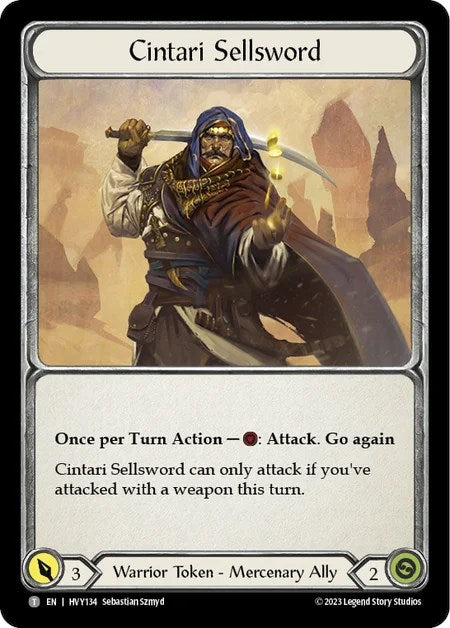 Flesh and Blood TCG: Cintari Sellsword image