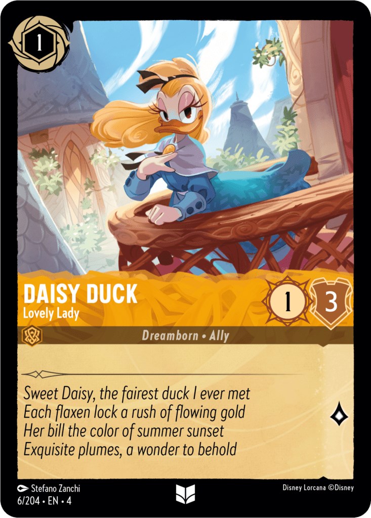 Disney Lorcana: Daisy Duck - Lovely Lady card image