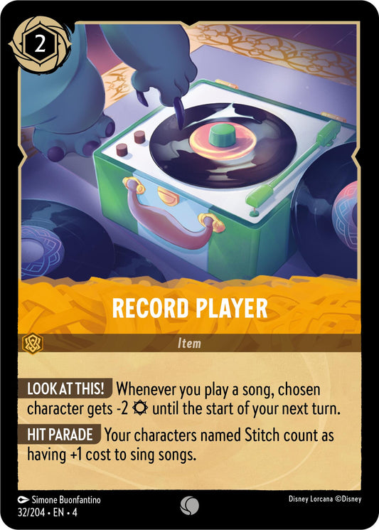 Disney Lorcana: Record Player card image