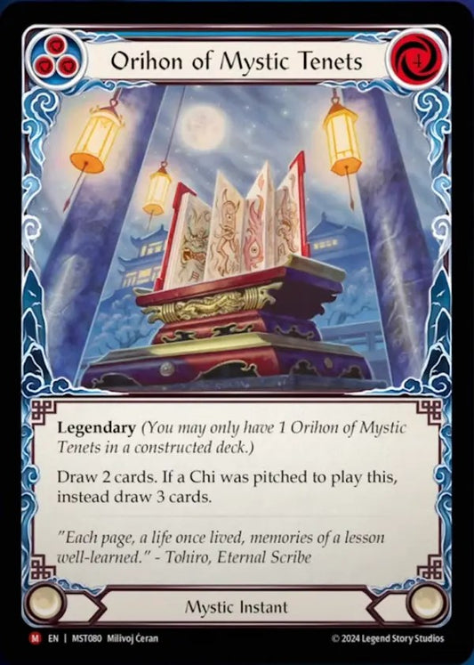 Flesh and Blood TCG: Orihon of Mystic Tenets image