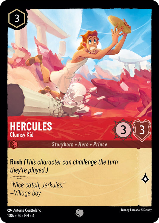 Disney Lorcana: Hercules - Clumsy Kid card image