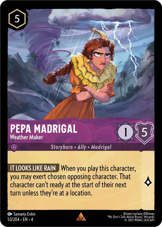 Disney Lorcana: Pepa Madrigal - Weather Maker card image