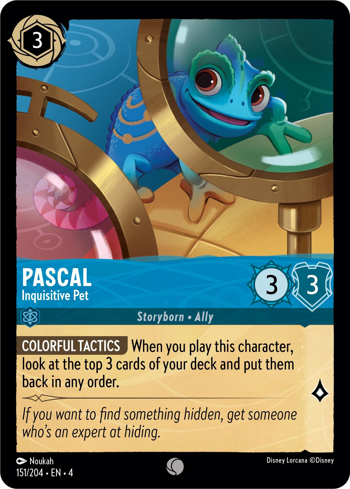 Disney Lorcana: Pascal - Inquisitive Pet card image