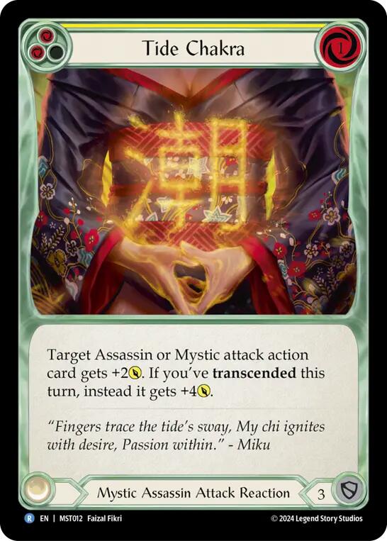 Flesh and Blood TCG: Tide Chakra (Yellow) image
