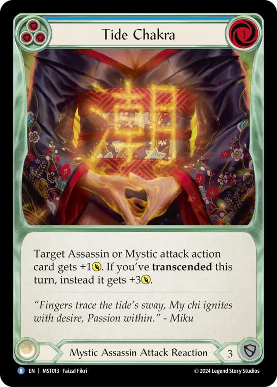 Flesh and Blood TCG: Tide Chakra (Blue) image