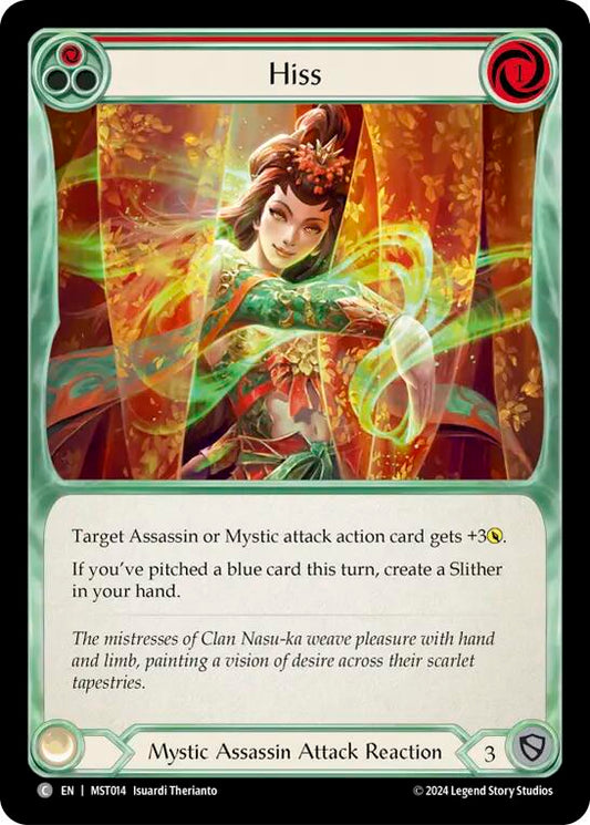Flesh and Blood TCG: Hiss (Red) image