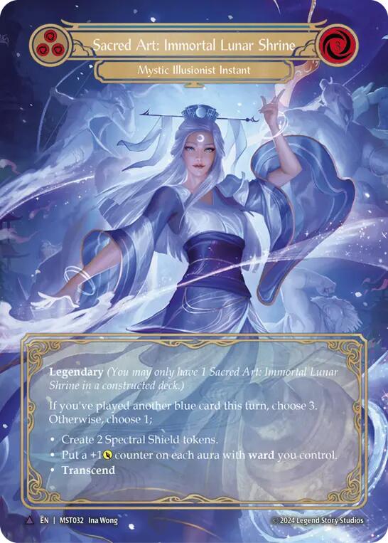 Flesh and Blood TCG: Sacred Art: Immortal Lunar Shrine // Inner Chi (Marvel) image