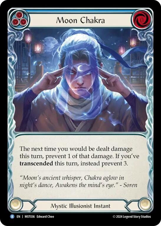 Flesh and Blood TCG: Moon Chakra (Blue) image