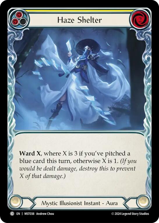 Flesh and Blood TCG: Haze Shelter (Yellow) image