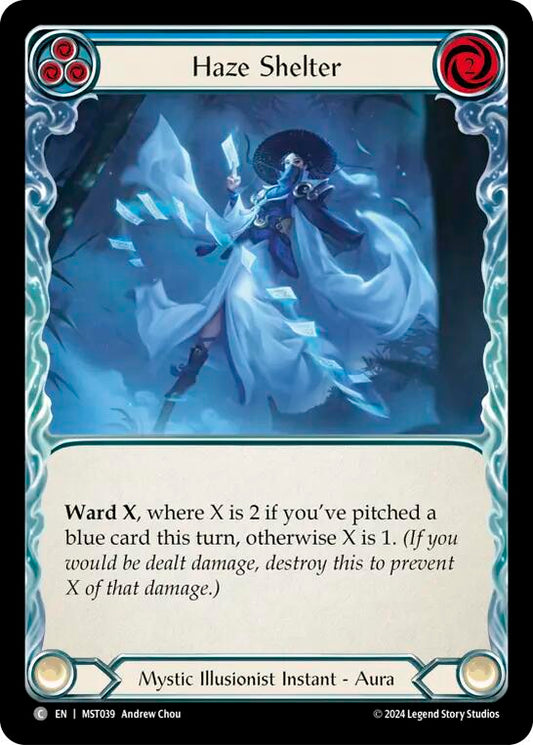Flesh and Blood TCG: Haze Shelter (Blue) image