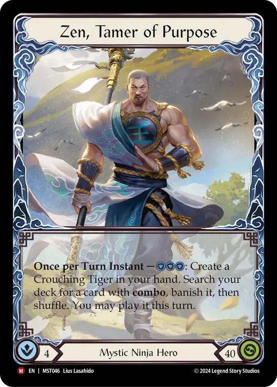 Flesh and Blood TCG: Zen, Tamer of Purpose image
