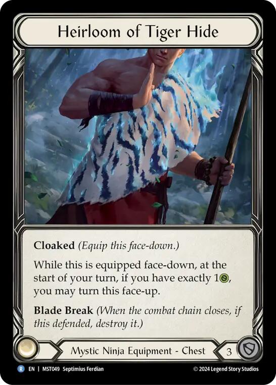 Flesh and Blood TCG: Heirloom of Tiger Hide image