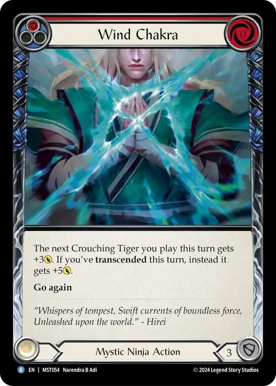 Flesh and Blood TCG: Wind Chakra (Red) image