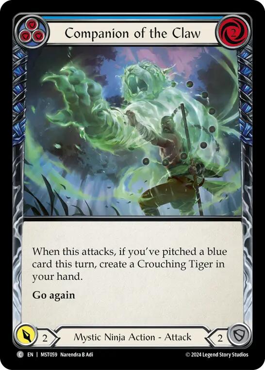 Flesh and Blood TCG: Companion of the Claw (Blue) image