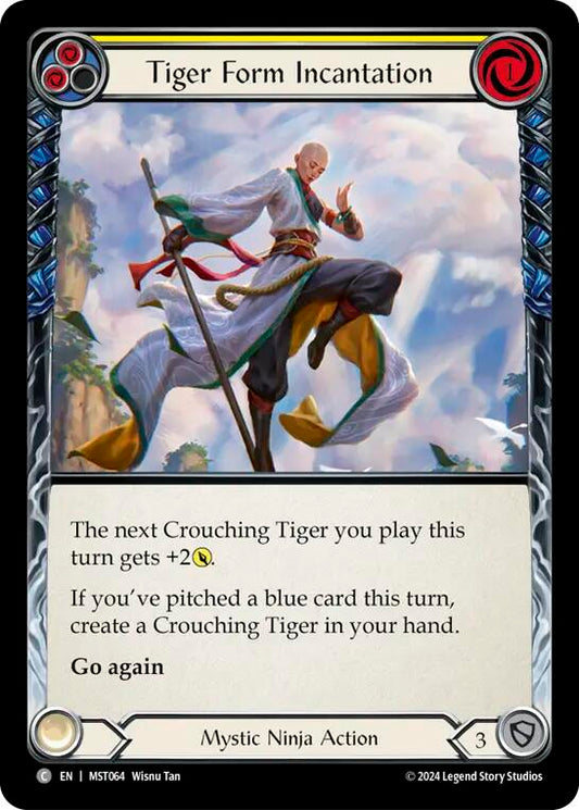 Flesh and Blood TCG: Tiger Form Incantation (Yellow) image