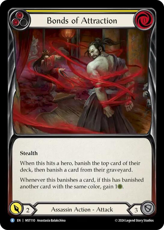 Flesh and Blood TCG: Bonds of Attraction (Yellow) image