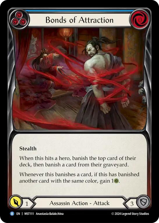 Flesh and Blood TCG: Bonds of Attraction (Blue) image
